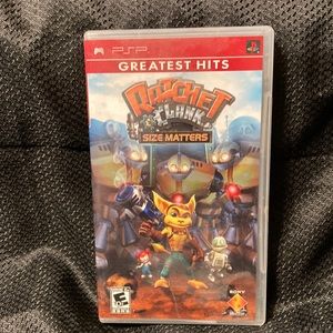 Used Ratchet & Clank Size Matters PSP game